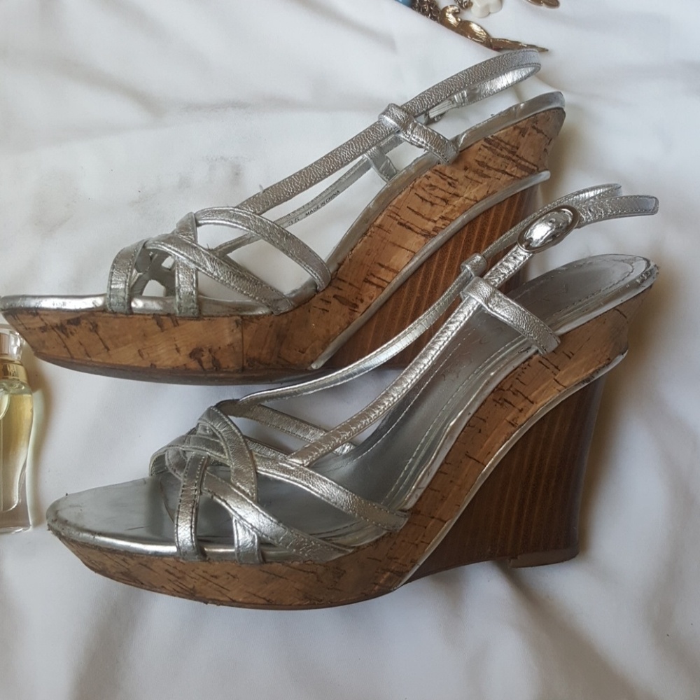 aldo • strappy wedge platform sandals - Picture 5 of 6